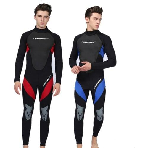 3MM SCR Neoprene Wetsuit men full body Black Swimming Spearfishing Surfing Swimsuit Driving Suit Rush Guard Wet Suit