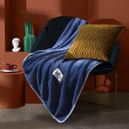 Sofa blanket frankince blanket blanket coral velvet blanket winter thick warm office nap blanket