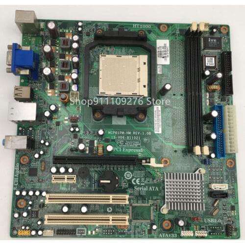 Original Disassemble Desktop Motherboard for HP MCP61PM-HM 15-V06-011021 P/N:5189-0464 C61 AM2 DDR2