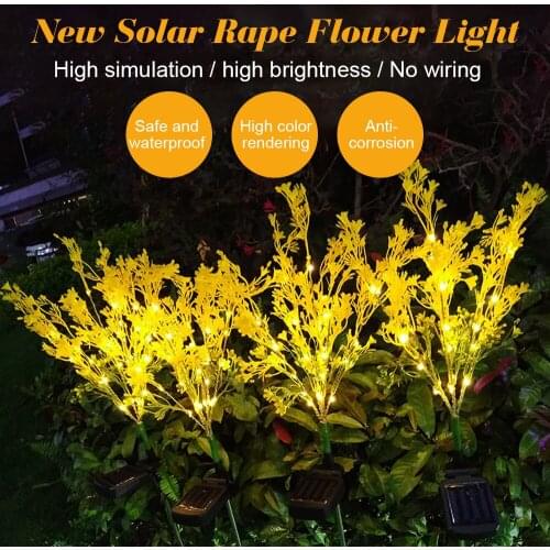 Solar Garden Lamp Light Solar Light Lawn Light Beautiful Waterproof Flower