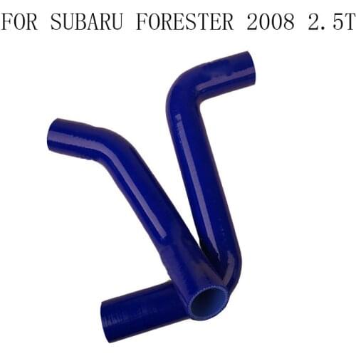 Blue Silicone Tube Vacuum Hoses Tube Rubber Air Water Coolant Hose FOR SUBARU Forester 2008 2.5T