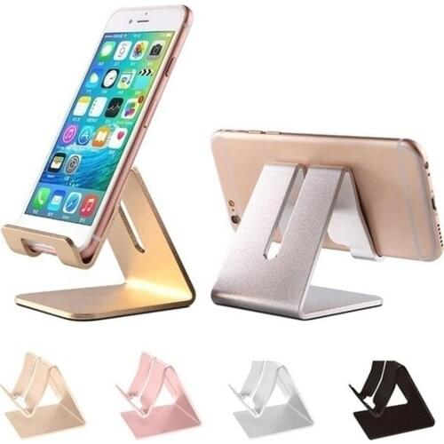 Universal Aluminium Alloy Mobile Phone Desktop Tablet Stand Bracket Holder Stand