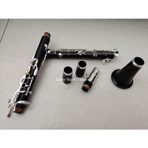 High Quality Clarinet 18 Keys G Tune Ebony Wood Black Silver key Musical instrument With Case Freeing