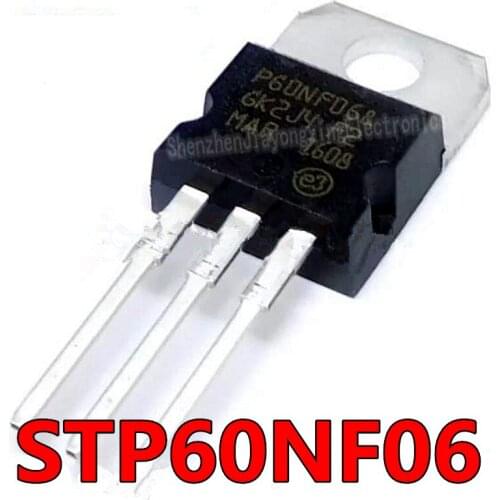 10PCS STP60NF06 TO220 P60NF06 TO-220 STP60NF06L 60NF06 new and original IC