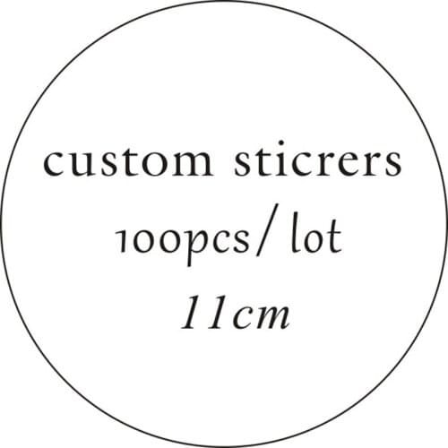 11CM Custom Sticker and Customized Logos Wedding Birthdays Baptism Design Your Own Stickers Personalize Stickers adhesive