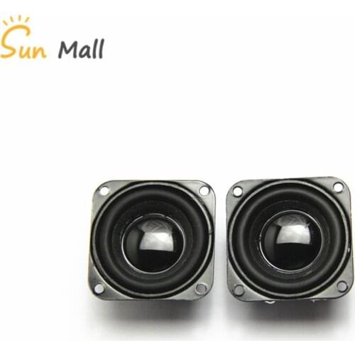 2 PCS 40mm1.5 inch magnetic speaker 4ohm 3W bass multimedia speaker small speaker 3W speaker with fixing hole
