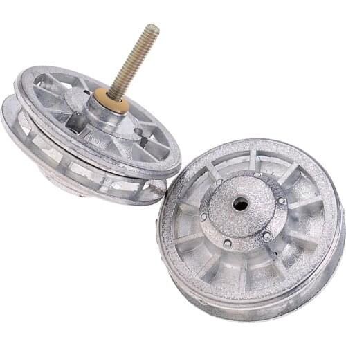2Pcs Silver Metal Idler Wheels for 1/16 Heng Long RC Tiger Tank Model Parts