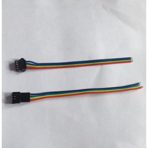4 PIN jst sm connectors;with 15cm long wire each,20AWG wire;male and female