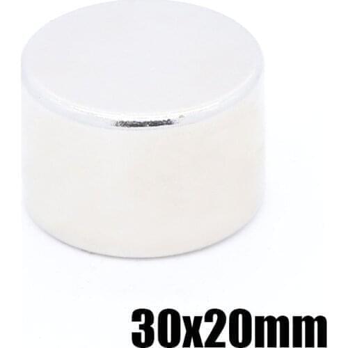 5pcs 30x20 mm N35 Round Craft Neodymium Magnets Super Strong 30mm*20mm Powerful Rare Earth Magnet