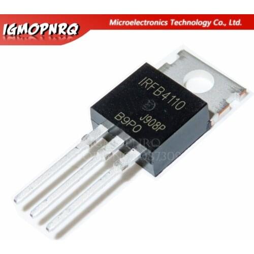 50pcs IRFB4110 FB4110 B4110 FB4110PBF 100V, 3.7mO, 180A, 370W FET 100% new original quality assurance