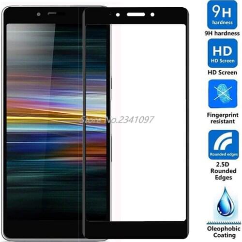 9H 6D Full Cover Tempered Glass for SONY Xperia 10 10 Plus L3 Screen Protector for SONY X10 X10 Plus L3 Protective Film GLASS