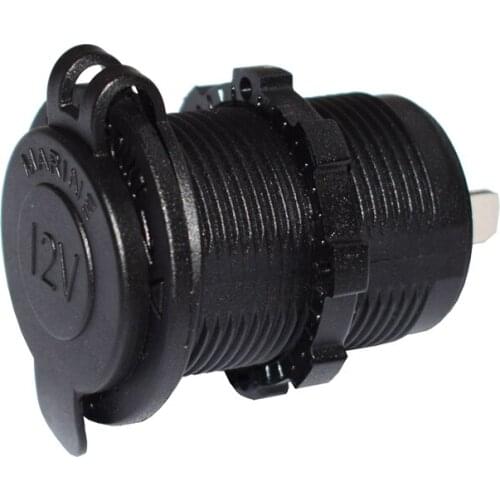 Cigarette Lighter Socket 12V/24VWaterproof Car Boat Motorcycle Cigarette Lighter Sockets Power Plug Outlet