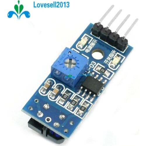TCRT5000 Infrared Reflective IR Switch Sensor Board Barrier Line Tracking Module 4Pin 3.3-5V For Arduino Smart Car