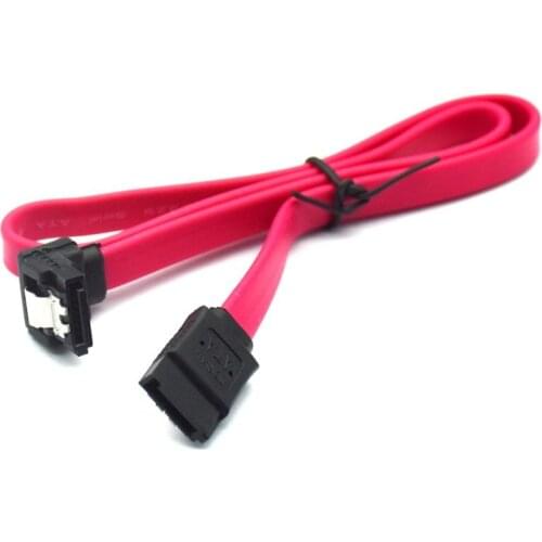 Ecosin2 Computer Cables & Connectors 45CM SATA 3.0 III SATA3 6Gb / s SSD Hard Drive Data Direct / Right Angle Cable Oct14