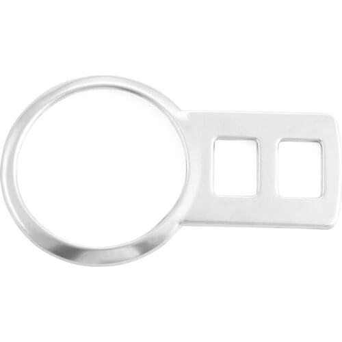 Stainless steel For VOLKSWAGEN VW TOURAN 2005-2015 headlight switch cover stickers auto accessories