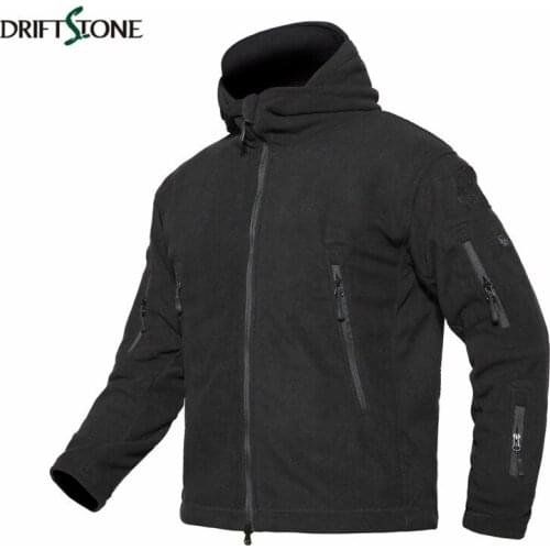 New Autumn Army Tactical Jacket Multi Pockets Winter Warm Military Fleece Jacket Men Thermal Outwear Hooded Casual Coat