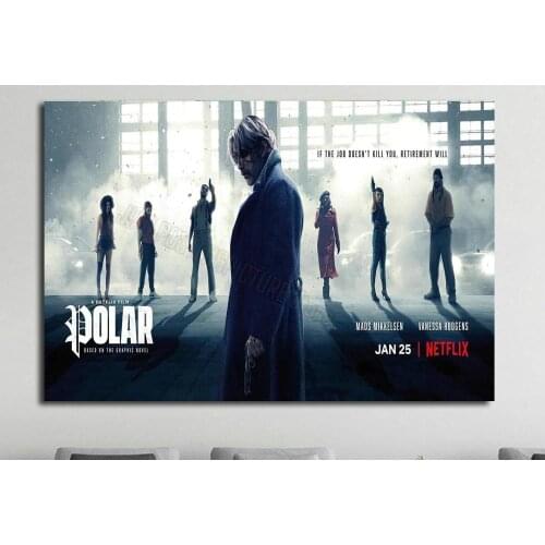 NJ066 Polar Movie Silk Posters and Prints wall art Art Poster Home Decor
