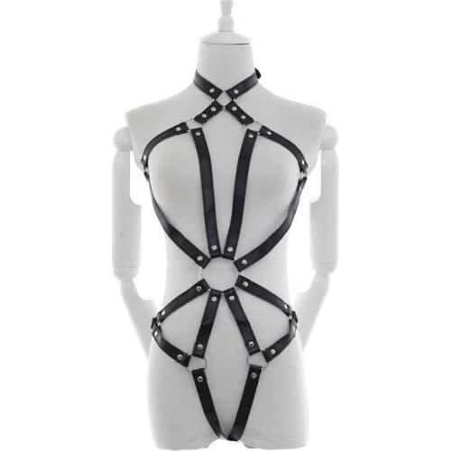 Sex Toys Leather Clothes Spanking Bond Leather Stage Props Clothing Iron Belt