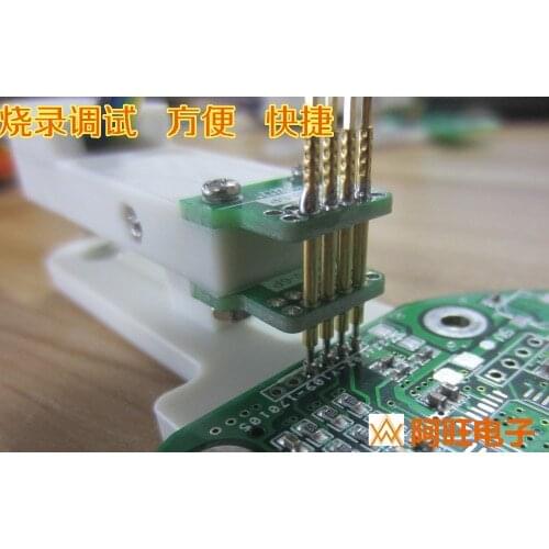 Burning Program Fixture Debug Download Pogo Pin Pitch 2.0mm-4P STM32 STC 4-pin