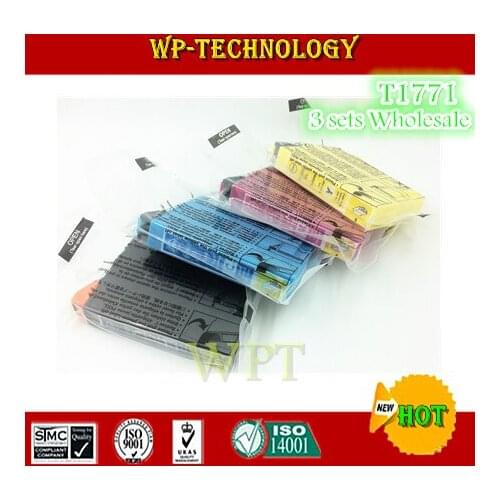 12PK Compatible ink cartridge suit for T1771 -T1774 ,suit for Epson XP-30 102 202 302 402 225 422 etc ,3 sets