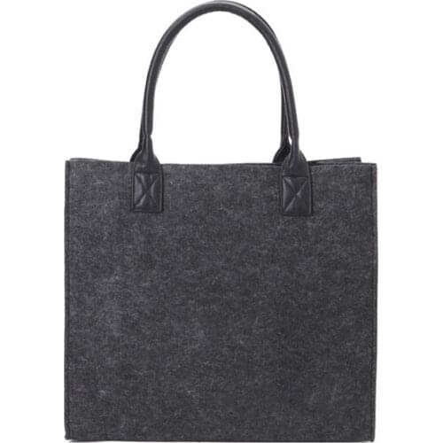Felt Shopping Shoulder Storage Hand Bag Shopper Tote Bags Women Ladies Shoulder Pouch Totes Office Bags Computer Bags