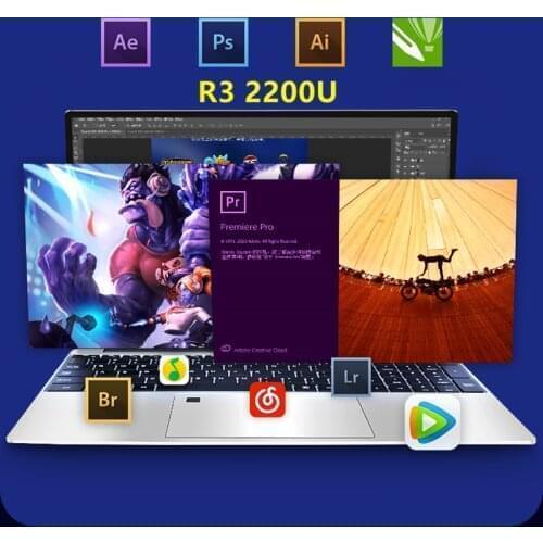 AMD Ryzen R3 2200U Ultra thin Fingerprint Unlock Gaming, Study, Work 15.6 inch 16G DDR4 RAM 16GB M.2 1TB SSD Laptop