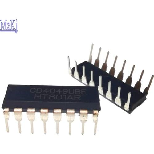 10PCS HOT CD4049UBE DIP16 CD4049 DIP CD4049BE DIP-16 NEW