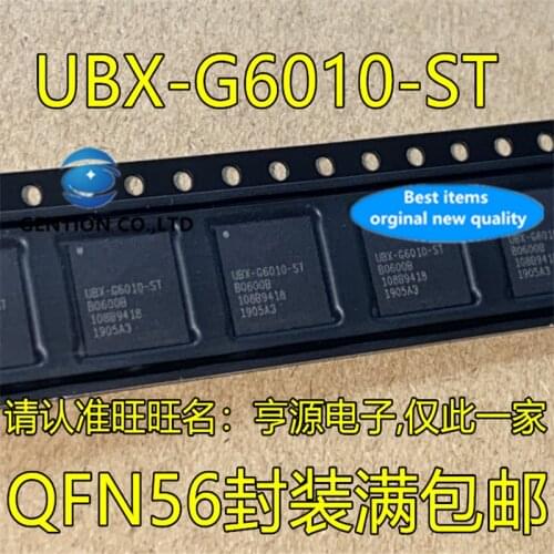 10Pcs UBX-G6010 UBX-G6010-ST QFN56 GPS Precision timing chip in stock 100% new and original