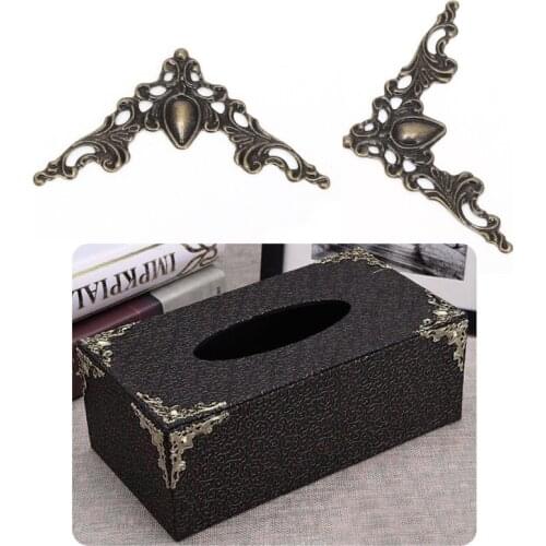 30x Metal Angle Corner Bracket Notebook Cover Photo Frame Decorative Protector