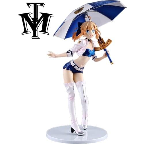 Anime Fate/stay Night Saber TYPE-MOON Racing Sabar 1/7 Complete PVC Sexy Action Figure Collection Model Doll Toy Gift Retail Box