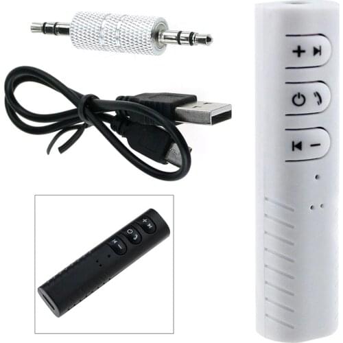 3.5MM Wireless Mini Bluetooth Car Kit Hands free Bluetooth Audio Receiver Adapter AUX for Cars