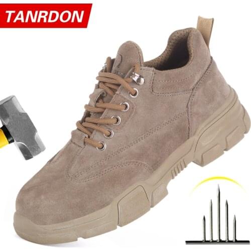 Safety Shoes Men Puncture-Proof Work Sneakers Men Steel Toe Shoes Work Boots Indestructible Safety Boots Male Shoes 2021
