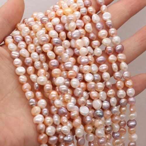 Natural Freshwater Pearl Beads Horizontal Hole Mixed Color Pearl Bead Loose Beads For DIY Necklace Bracelet Jewelry Making