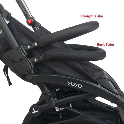 Baby Stroller Accessorie Armrest for Yoya Bent Tube Bumper for Babyzen Yoyo Carriage Handrail for Babytime Babythrone Vovo Vinng
