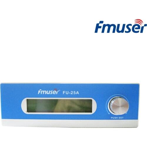 FMUSER FU-25A CZH-T251 25W PLL FM Radio Transmitter Broadcast For FM Radio Station Mono/Stereo Adjustable SWR Temp Protection
