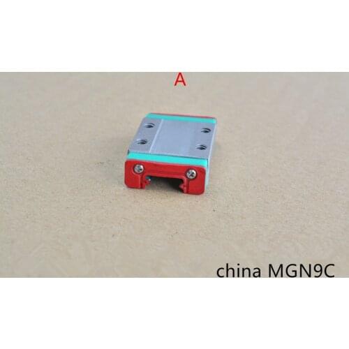 MGN9C or MGN9H linear bearing sliding block match use with MGN9 guide for cnc xyz diy engraving machine