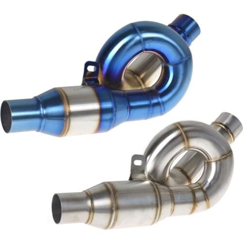 Motorcycle Z800 Exhaust Muffler Middle Pipe Motorbike Muffler Exhaust Slip On Escape for Kawasaki Z800 2013 2014 2015 2016