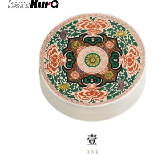 Chinese style ethnic pattern futon on the ground round living room balcony bay window tea room cushion