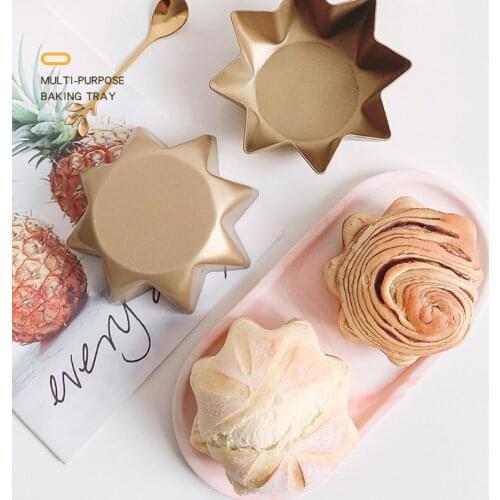 Star anise non-stick cake mold set star-shaped metal bread baking mold
