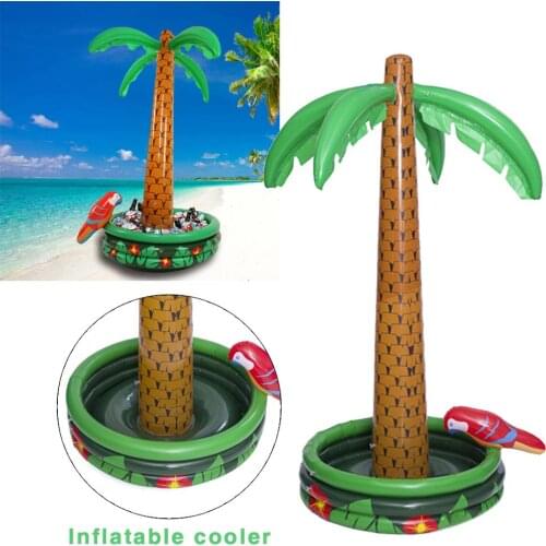 Inflatable Tropical Palm Tree Pool Beach Party Decor for Drinks Beverages Festival Activities Decoration Home Furnishings Props