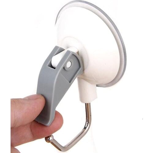 New Suction Cup Strong Lever Lock Wall Hook Hanger Sucker Large Suction Cup Hooks Home Kitchen Bathroom Storage Supplies