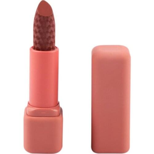 Wholesale 8 Colors Matte Nude Lipstick Waterproof Long Lasting Pigment Makeup Cosmetics Crutely Free Lipsticks With Custom Label