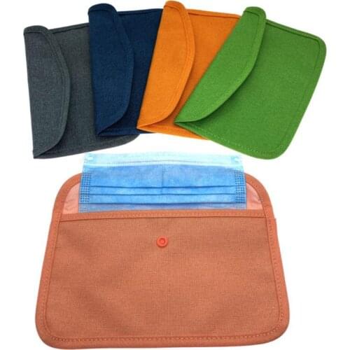 Portable Party Mask Storage Bag Small Fabric Bag Storage Folder Useful Temporary Bag Pouch For Outdoor Kitchen Organizador