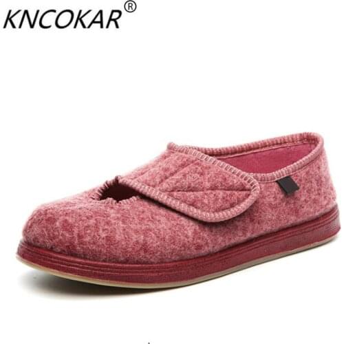 Professional diabetic women shoes before and after magic of the elderly cloth the mother health anti-skates Breathable shoes