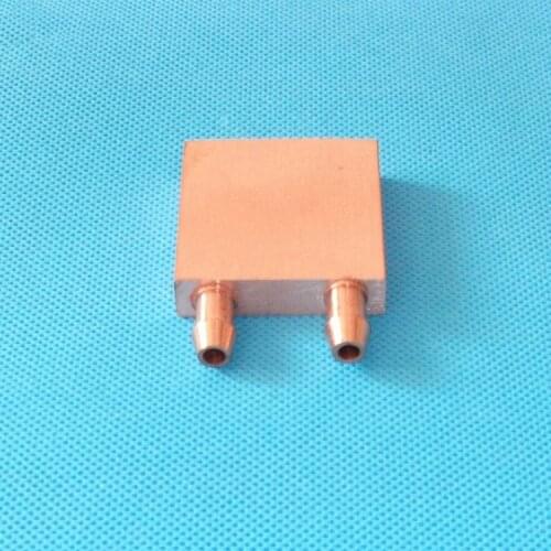 T2Copper Water Cooling Block 40*40mm Use For CPU Radiator Graphics GPU Water Cooling Block Liquid Water Cooler Heat Sink PC Lapt
