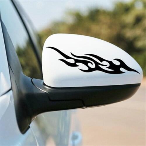 Universal Car Sticker Styling Car Motorcycle Decal Decor Auto Fire Flame Sticker Bumper Rearview Mirror Car Head Stickers