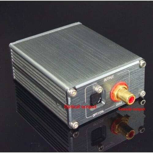 XMOS U8 USB decoder support coaxial fiber output 192K/24bit imported audio transformer TCOX temperature compensation