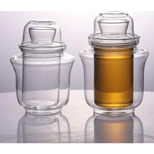 Japanese Sake Jug Set Wine Glasses Crystal Sake Pot Cup Set Flagon Liquor Glass Dispenser Creative Wine Cup Gifts Decanter