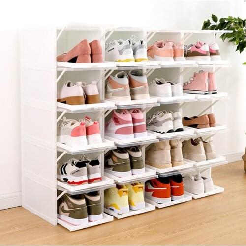 Shoe Box Drawer Storage Cabinet Can Be Superimposed To Assemble Shoe Storage Box Transparent Storage Box