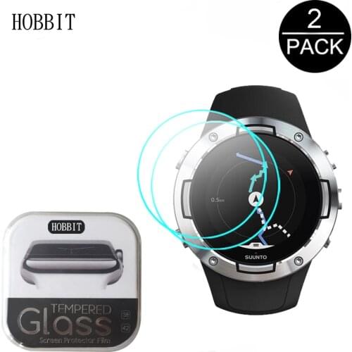 2Pcs For SUUNTO 5 9 BARO SmartWatch 2.5D 9H Tempered Glass Screen Protector For SUUNTO 3 Fitness HD Clear Anti-Scratch Glass